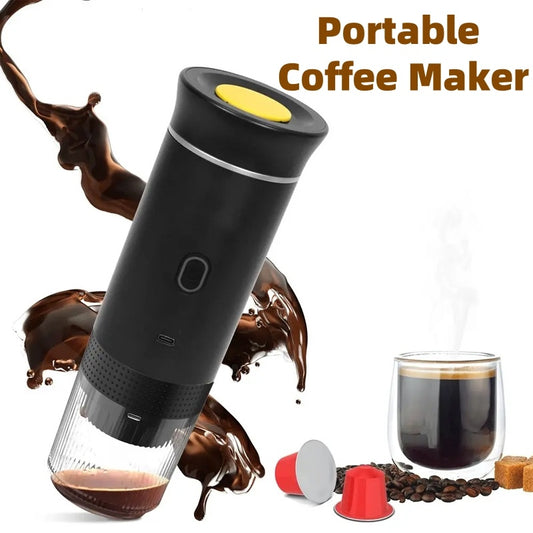 Portable Espresso Maker - Top-Rated 3-in-1 Electric Coffee Grinder for Travel