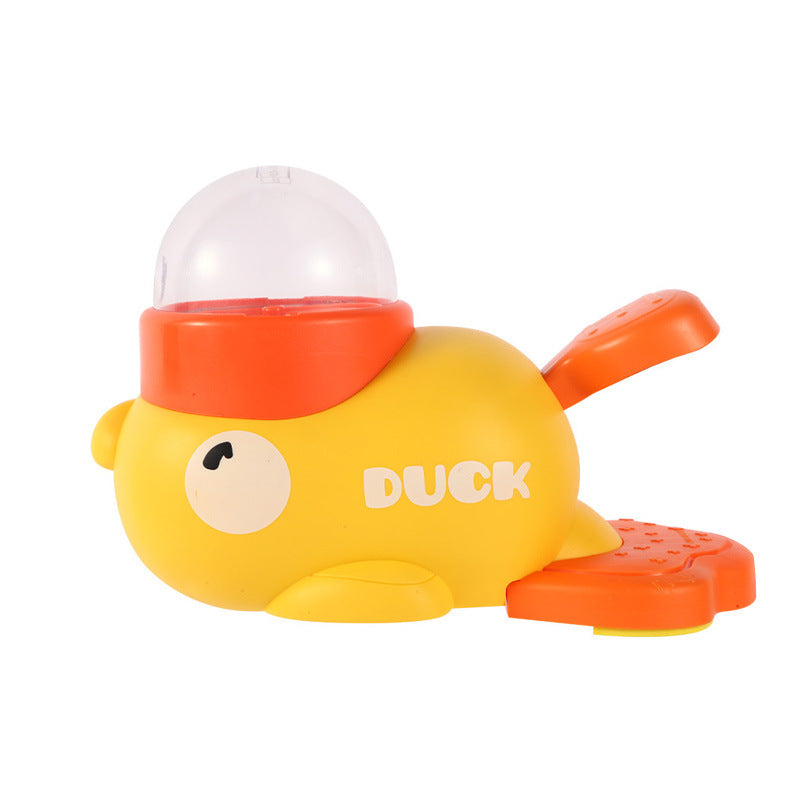 Interactive Dog Puzzle Feeder - Cartoon Duck Design, Anti-Slip, Automatic Treat Dispenser for Fun Training