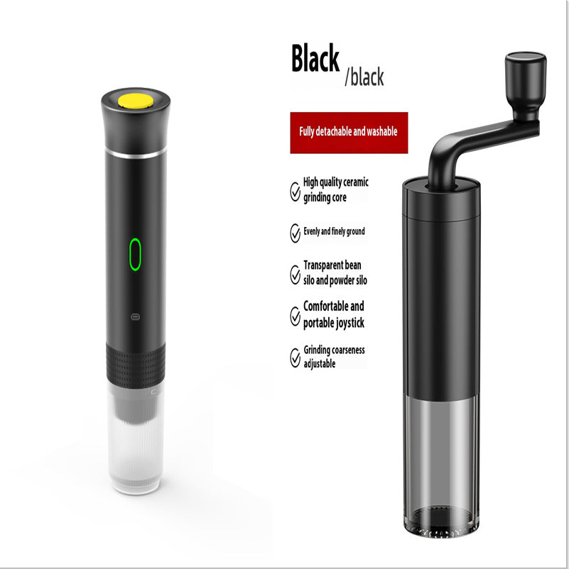 Portable Espresso Maker - Top-Rated 3-in-1 Electric Coffee Grinder for Travel